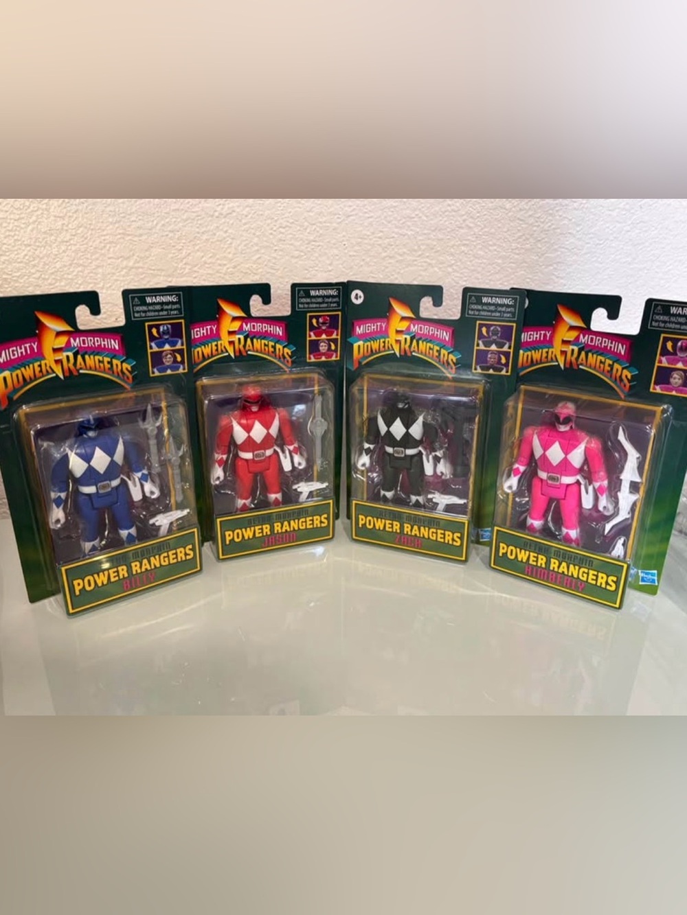 Mighty Morphin Power Rangers Retro-Morphin Rangers Wave 2 Set Hasbro